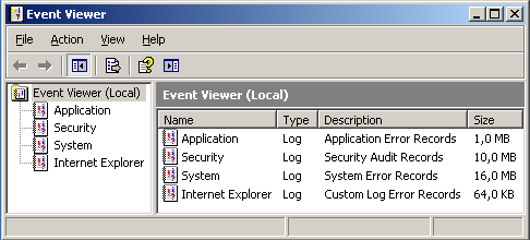 eventviewer Event Viewer